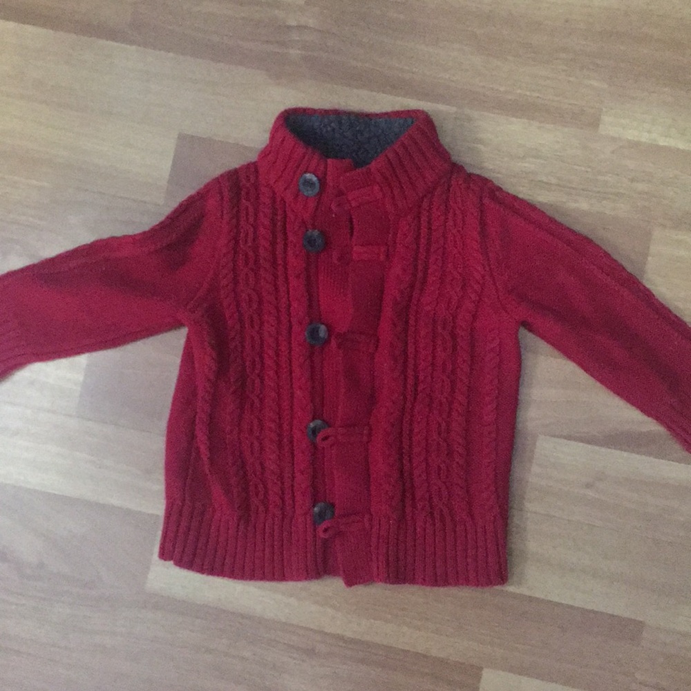 Red sweater from baby gap